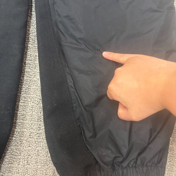 Vintage North Face Pants Mens Large 34X31 Black Nylon GTEX Ski Snow Windbreaker - Picture 7 of 14